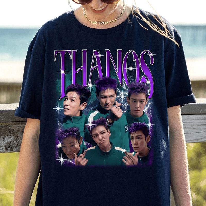 Thanos Shirt Choi Seung Hyun Shirt Squid Game Tshirt I Like U Shirts For Men Or Women Korean Drama Tee Unis Clean Look Cotton Tee