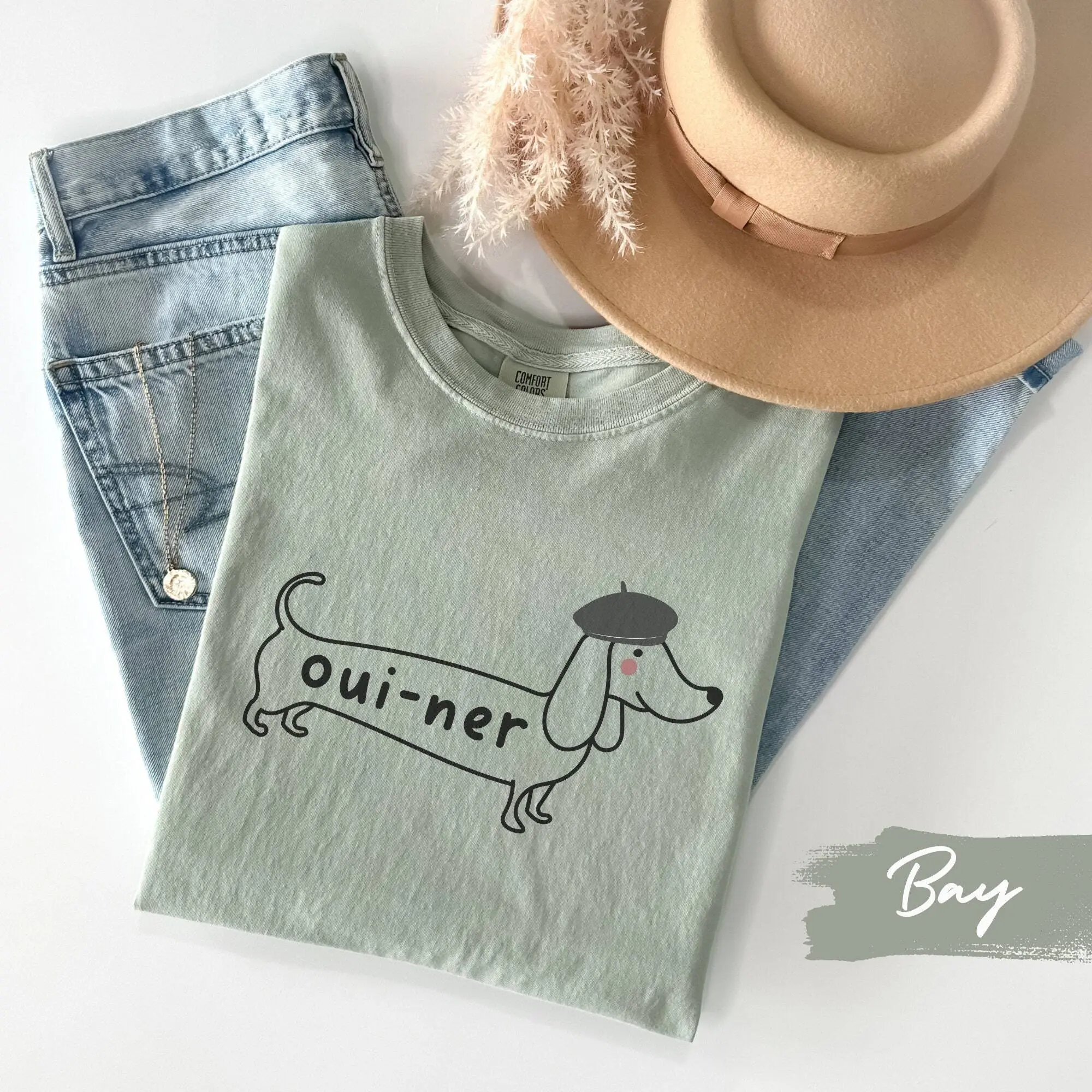 Comfort Colors Funny Dachshund Shirt, Doxie Dog Mom Tee, Doxie Mama Tshirt, Gift for Wiener Dog Lover, Weenie Owner Dad Gift Cotton Light Top Womenswear
