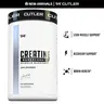 Cutler Nutrition Creatine Monohydrate Supplement Unflavored For Muscle Health, Recovery, and Brain Health 3rd Party Tested