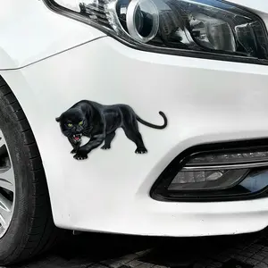 Panther Pattern Car Sticker, Bumper Sticker, Waterproof Durable Personalized Scratch Masking Self-adhesive Car Decal, Decorative Decals for Car, Motorcycle, Truck