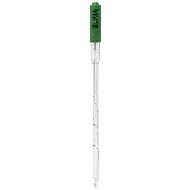 Hanna HI1331B Refillable pH Electrode for Flasks - Small Bulb Glass Body BNC