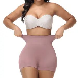 SHAPESHE High- Waisted Seamless Butt Lifted Bodysuits Shorts