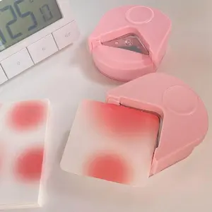 & Blue Photo Corner Rounder Trimmer, DIY Scrapbook Paper Cutter, Circle Cutters, Handmade Craft Tool for Card Edges Decoration, Office Supplies