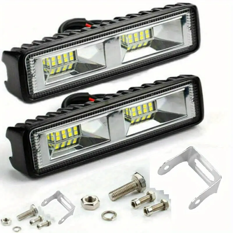 12V 48W LED Headlight - LED Light Car Spotlight, Universal for Motorcycle, Offroad Work Scenarios