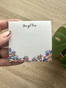 You Got this, Affirmations Post It, Sticky Notepad