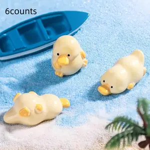 Cute Platypus Statue Set, Resin Cartoon Animal Decorations, Collectible Figurines, Perfect for Miniature Landscapes, Fairy Gardens & Beach Scenes, DIY Decoration, Ornaments, Indoor Home Decoration
