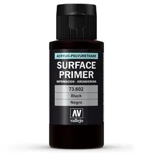 Acrylicos Vallejo  60 ml Vallejo Surface Primer Paint, Black