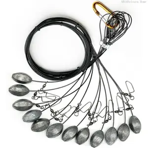 Duck Decoy Rigs – Texas Style Tangle-Free 12 Pack Setup with Anchoring Weights, Gold Carabiner, Quick Swivels for Duck and Waterfowl HuntingVelvet Bloom15AB14Veloura Home