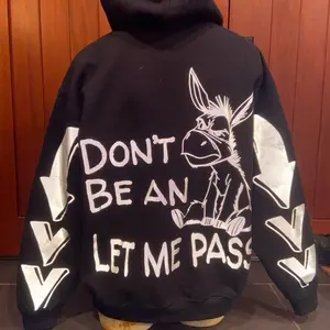 Retro reflective “Don’t be an…” Sweatshirt, loose fit nighttime riding essential garment pullover Humor Biker Hoodie Design