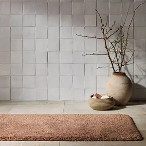 24"x40" Modal Plush Bath Rug Clay - Casaluna