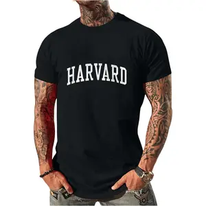 100% Cotton Harvard IL Vintage Athletic Sports JS02 T-Shirt