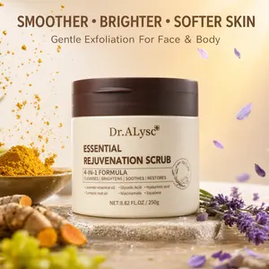 [DR.ALYSC] Turmeric Exfoliating & Face Exfoliator Beauty & Personal Care Bath & Body Care Bath & Shower Body Wash Cleanser for Women