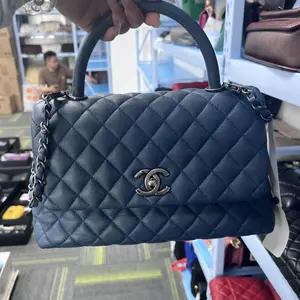 Pre-owned CHANEL france Crossbody Bags HH Lake Blue Medium CoCo Handbag 53120