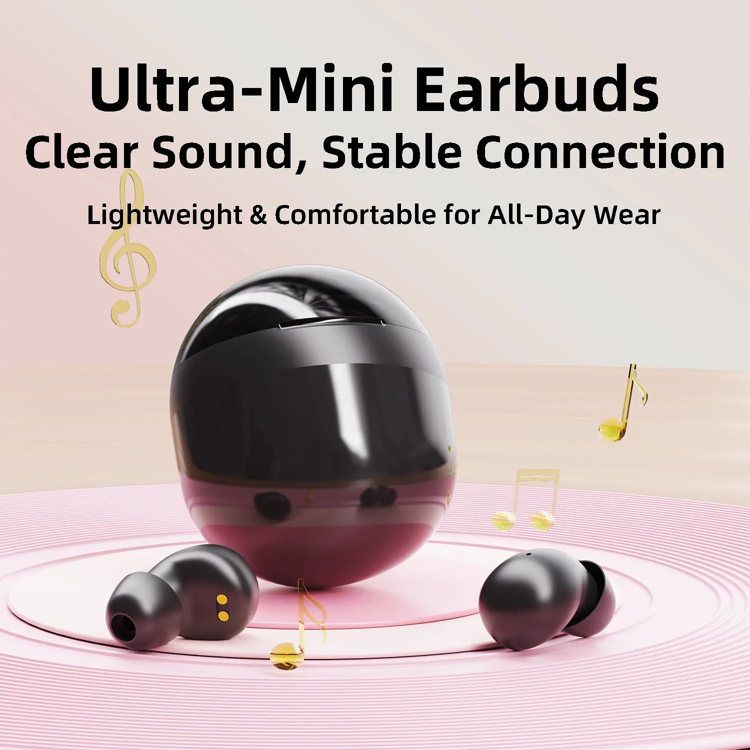 Tiny Hidden Invisible Mini Noise Canceling Bluetooth 5.3 Earphones, Portable Wearable Rechargeable In-Ear Wireless Headphones, Blocks Snoring Ambient Noise For Meditation Workout, Portable Wearable Wireless Headphones, Mini Earbuds Wireless Headphones, In