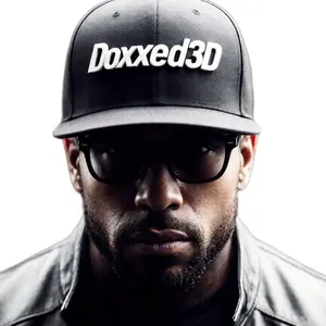Doxxed3D Personalized Monogram Hat with Engraved Leather Patch - Men's Customizable Trucker Snapback