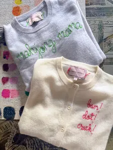 "bam! dot! crack!" Cardigan