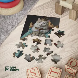 Custom Queen Pet Portrait Puzzle