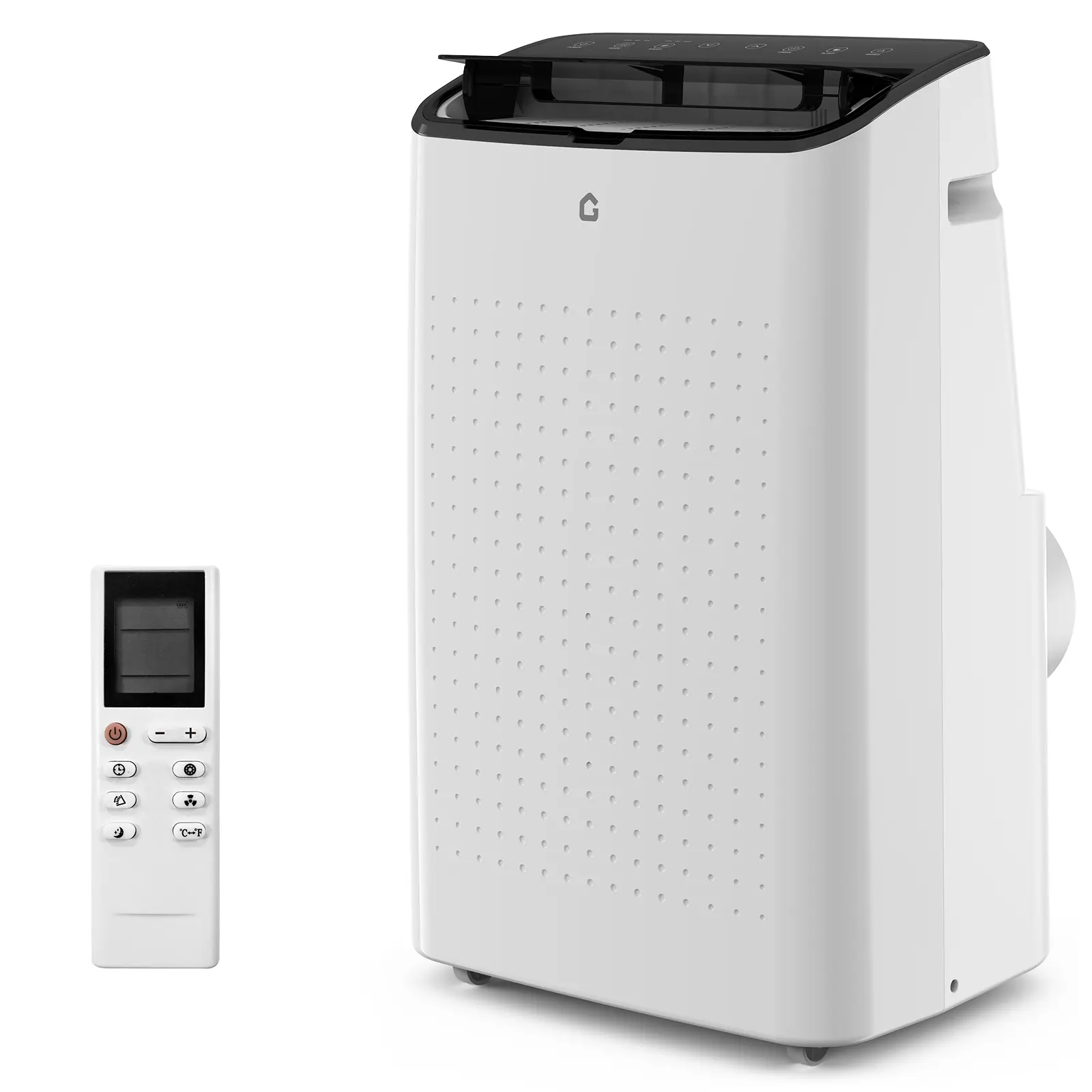 OP-Versatile 12000 BTU Portable Air Conditioners With Remote, Quiet AC Unit for Rooms Up to 550 Sq.Ft., 3-IN-1 Standing Air Conditioner With Fan & Dehumidifier, 3 Speed, Timer, Auto Swing,