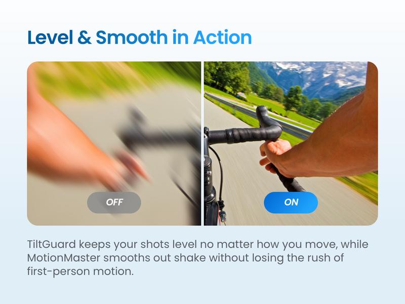 Xtra Edge Action Camera, 1/1.3" Sensor & 4K Cinematic Video, Hyper Stabilization, Waterproof Camera to 52 Ft, 3-Hour Battery, Universal Quick Mount, Vlogging Camera for Adventure Photography