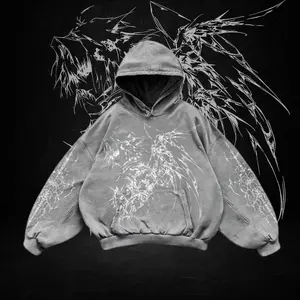 Statement Gothic Casual Print Premium Graphic Washed Oversized Hoodie Graphic Acid, Aesthetic Streetwear, 2k Clothing, Menswear Oversized Tops, Gym Clothing, Gothic y2k Hoodie, Top Women and Men Made In USA