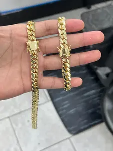 10mm cuban link set plus ring