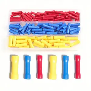 120pcs Insulated Electrical wire connectors Tubular Copper tube terminals