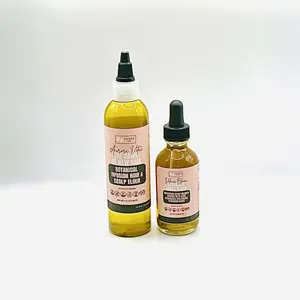 Crown & Edges Duo – Growth Elixir + Edges Oil | Scalp & Hairline Healing | Rosemary, Bhringraj & Calendula | TayWesGlow