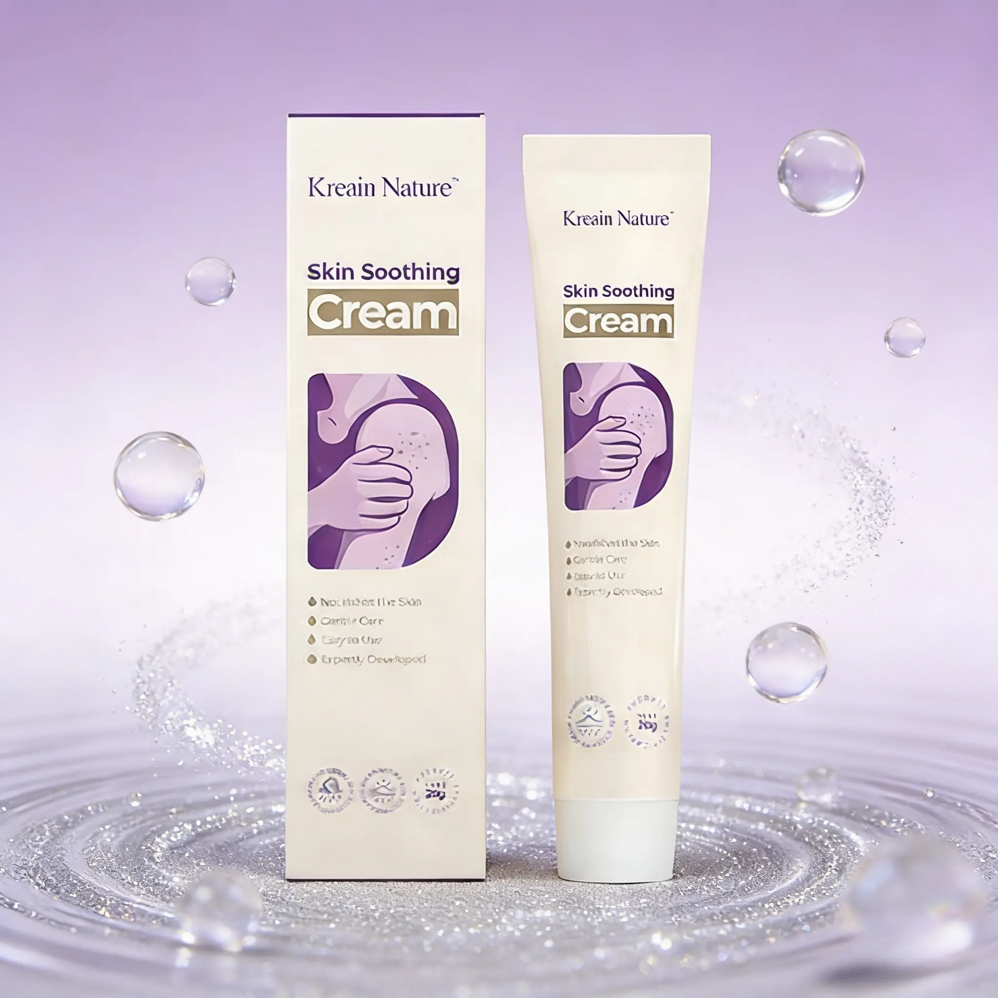 Kreain Nature Hydrating Relax Skin Gel, Mild & Skin-Friendly Recipe, Refreshing Cooling Gel Texture, Fast Absorption, Non-Sticky Finish for All Skin Types