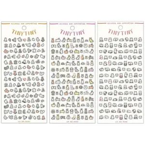 Tiny Tiny Animal Sticker - MIND WAVE Cute Animal MINI Stickers for Journaling, Planners, Scrapbooking & Decoration