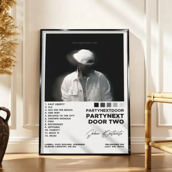 PARTYNEXTDOOR Unframed Poster Album Artwork Poster Music Themed Poster Album Themed Poster
