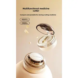 New model double-layer household multifunctional compartmentalized medicine storage box, portable large-capacity moisture-proof pill box