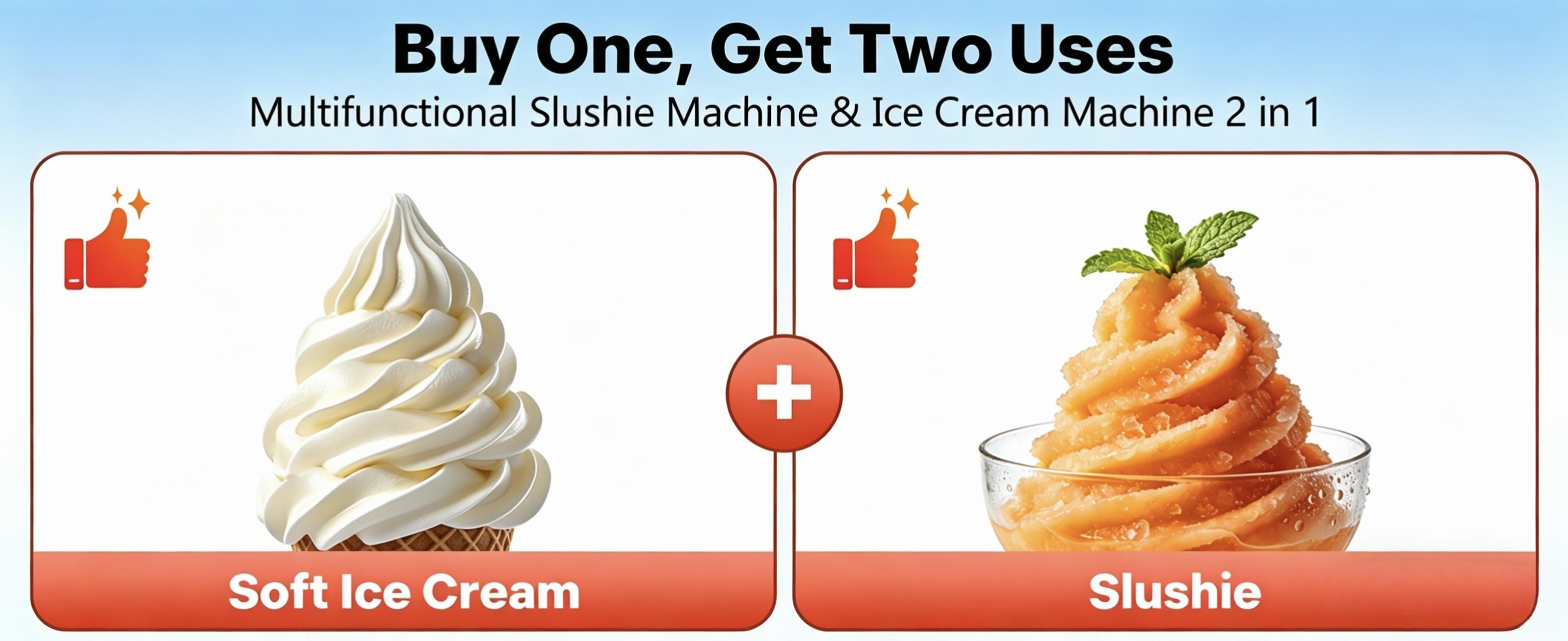 6-in-1 Slushie Machine, Ice Cream Maker and Margarita Machine,No Ice Needed, Self-Freezing with Rapid Chill, 6 Preset Modes and Automatic Cleaning, for Home, Party, Frozen Drinks, Frappe, Smoothie, Summer Must Have,backtoschool, glowup