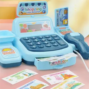 Simulation Shopping Cash Register Toy, Role Play Supermarket Counter, Educational Early Learning Interactive Toy
