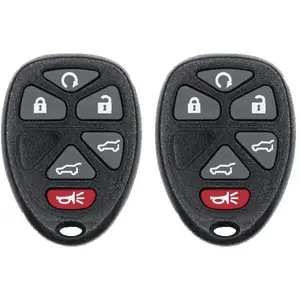 KEYS4LESS Car Key Fob Keyless Entry Remote for 2012 Chevrolet Traverse Fcc OUC60270 OUC60221 Part Number 15913427 22951510 Pack of 2
