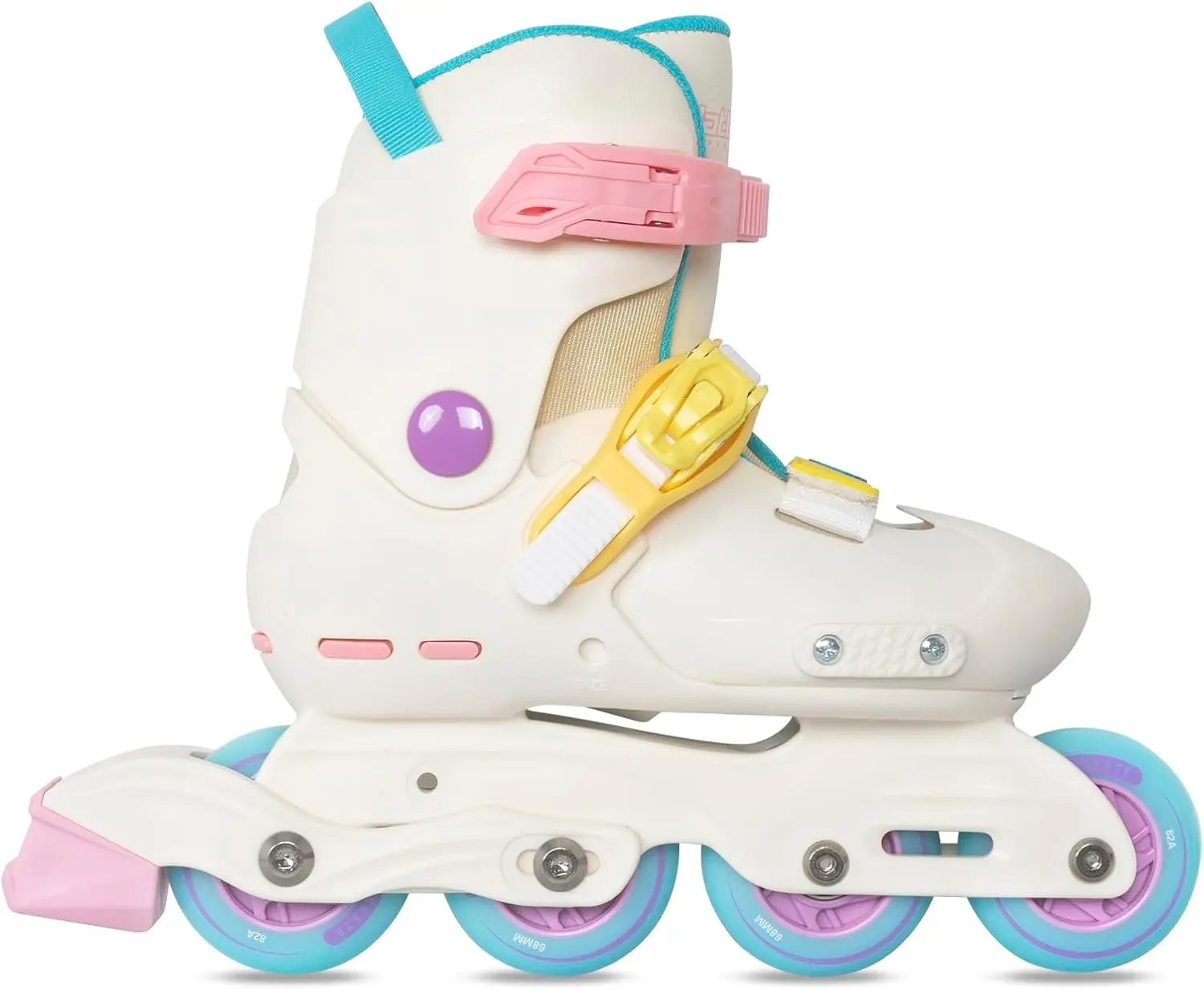 Nattork Adjustable Inline Skates Blades, 4 Sizes Skates for Kids Teens Boys Girls Ages 4-16, Indoor Outdoor Beginner Birthday Gift