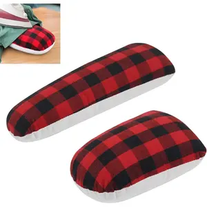 2 Pack Tailors Ham and Seam Roll Set, Tailors Ham for Pressing Tools, Linen and Doll Cotton Sewing Ham for Ironing, Seam Roller Tool Ironing Accessories for Sleeve, Collar, Curved Seam