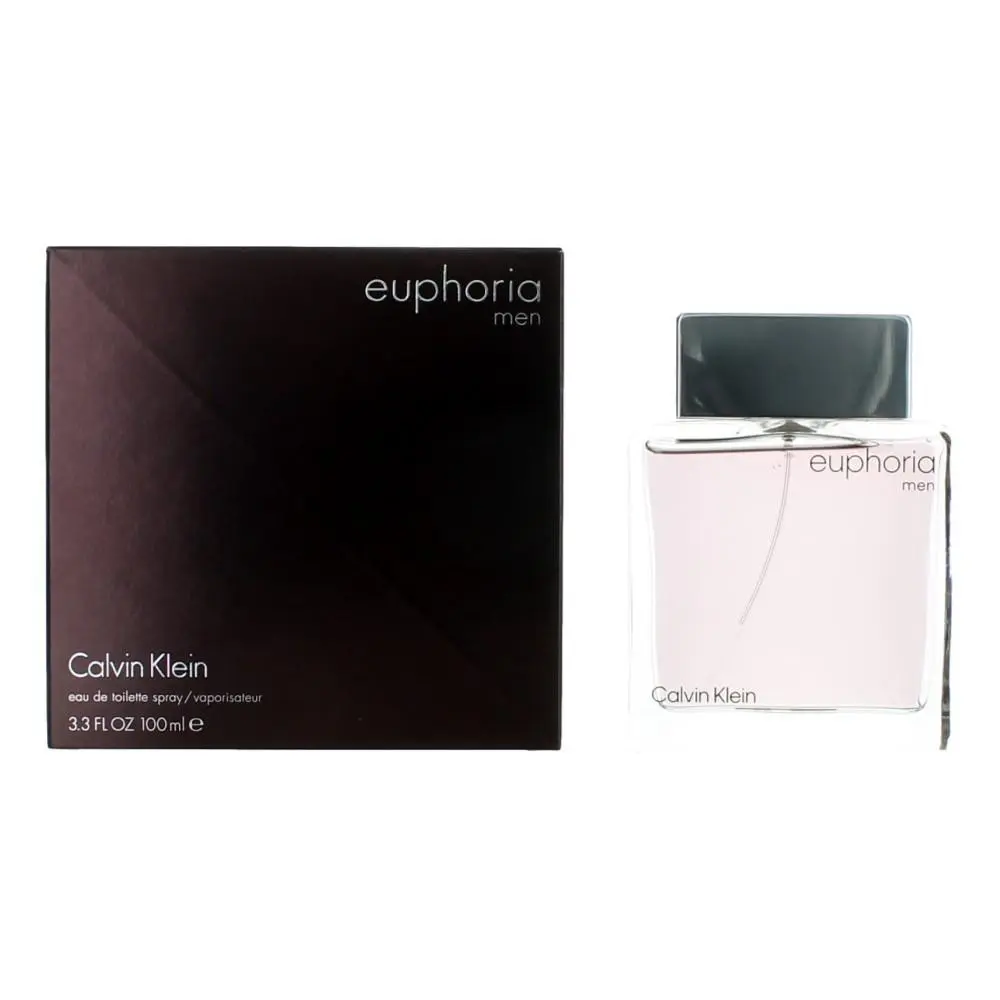 Calvin Klein Euphoria for Men Eau de Toilette (EDT) Spray, 3.4 oz Single Item