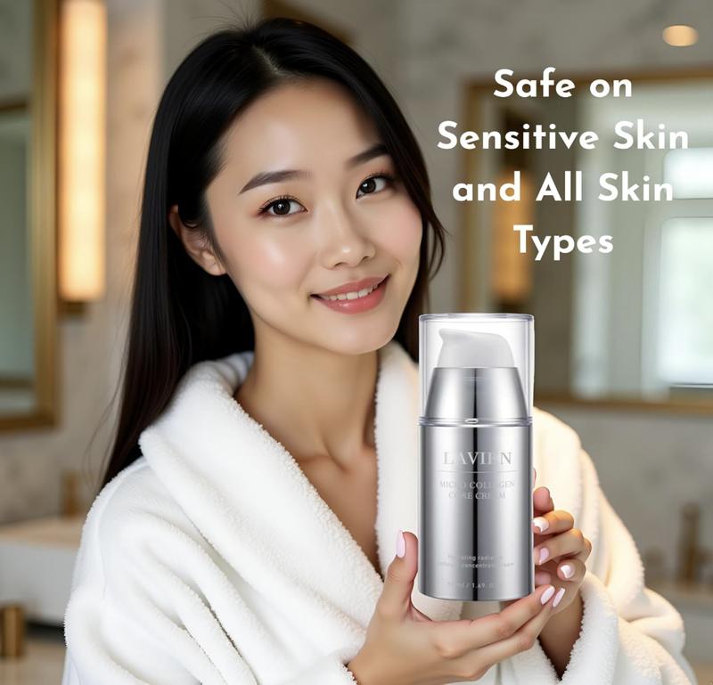 LAVIEN Micro Collagen Core Cream 50G - Anti-Aging Moisturizer with 60.3% Collagen Extract & Hydrolyzed Elastin for Hydration & Firmness