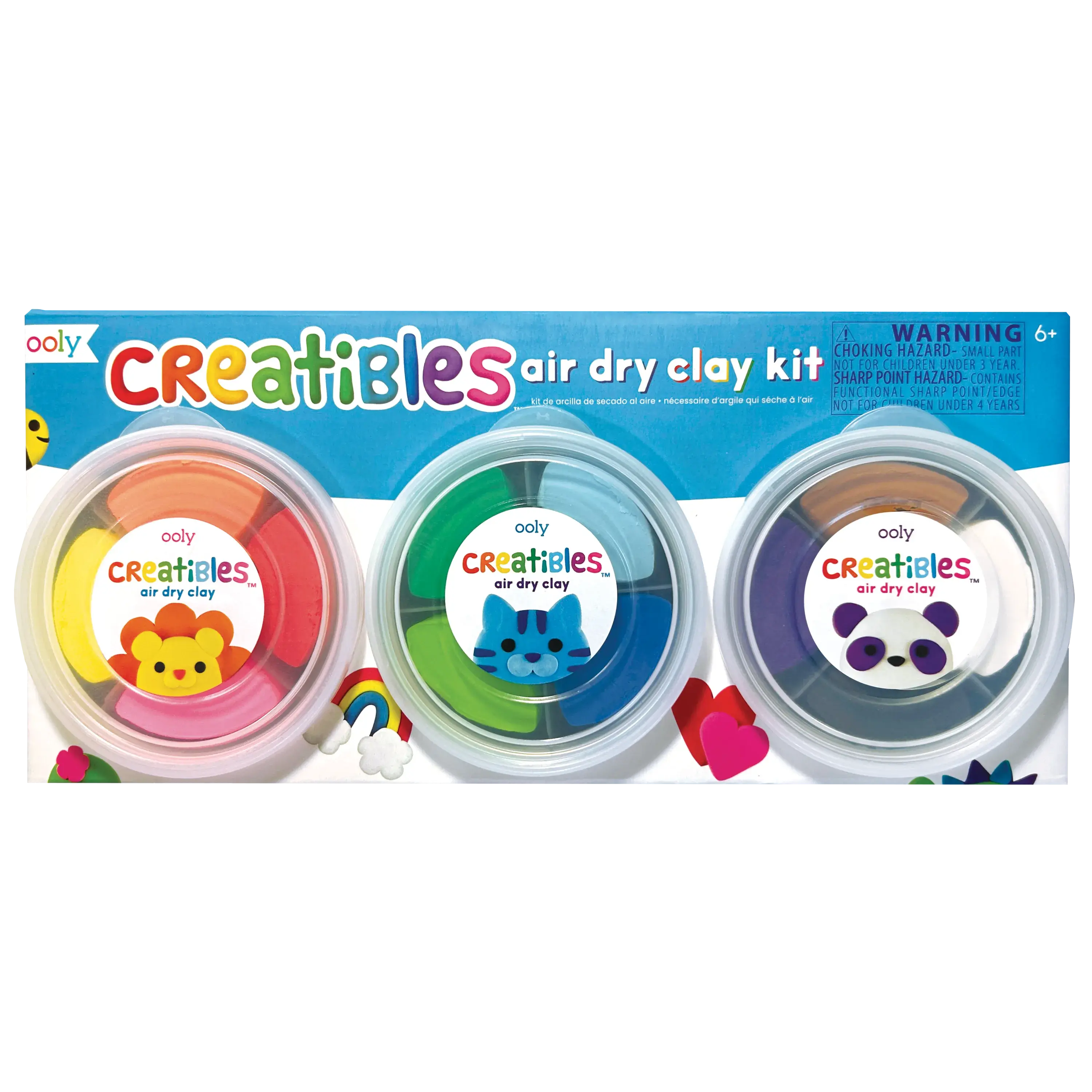 Creatibles Standard Air Dry Clay Kit - Set of 12 Colors