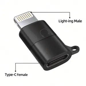 Lightning to Type-C OTG Adapter, Fast Charging, Earphone Jack, Compatible with iOS Devices, PD Fast Charge, USB Cable Accessory