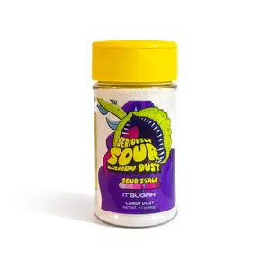 IT'SUGAR Seriously Sour Candy Dust, Bold Sour Mouth-Puckering Treats, Flavorful Snack for Enthusiasts