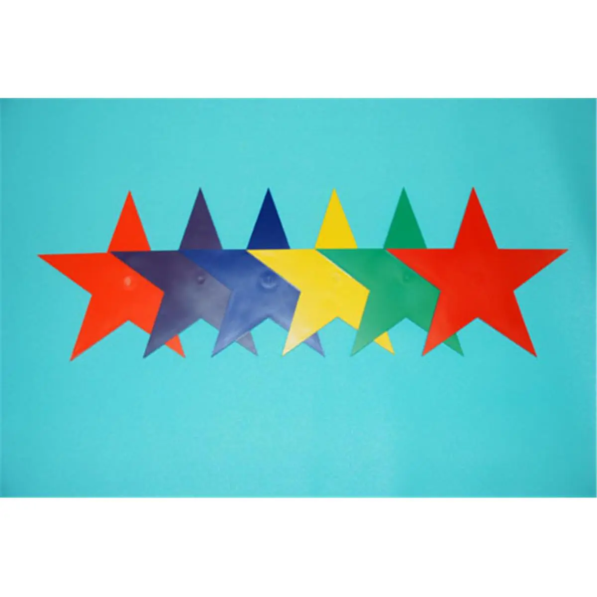 212 MAIN Colored Marker Stars, 9 in, Set of 6 Colors, Colored Markers