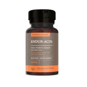 Extended Release ENDUR-ACIN® Wax Matrix Niacin (Nicotinic Acid) 750mg - Endurance Products
