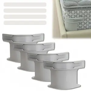 Lock Sheet Holders Set of 4, HeavyDuty Bed Sheet Holders with Straps, Keep Sheets Firm &Tight,Corner Fitted for All Mattress Sizes Bedsheet Clip Durable BeddingAccessories/ Lock Sheet Holders Keep Sheets Tight Heavy Duty Bed Sheet Holder Bed Garter