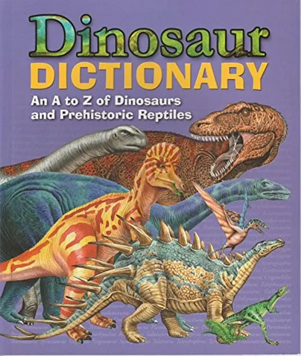 USED Book - Dinosaur Dictionary - An A to Z of Dinosaurs and Prehistoric Reptiles by Rupert Matthews (Paperback) - english