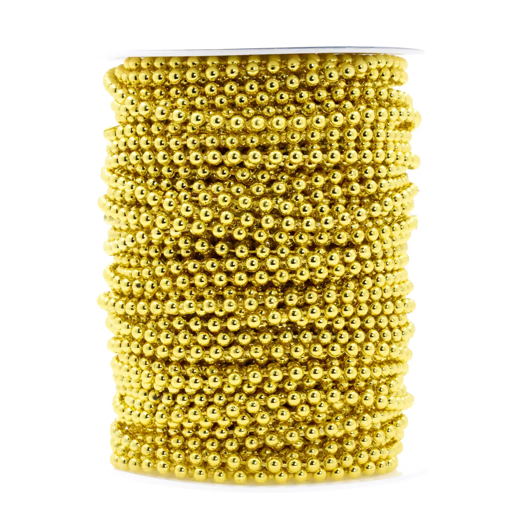 Mandala Crafts Faux Pearl Beads Garland Pearl Bead Roll String Strand for Wedding, Decorating, Trees, Crafts
