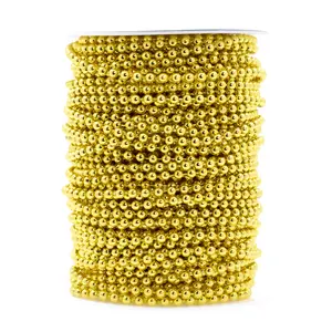 Mandala Crafts Faux Pearl Beads Garland Pearl Bead Roll String Strand for Wedding, Decorating, Trees, Crafts