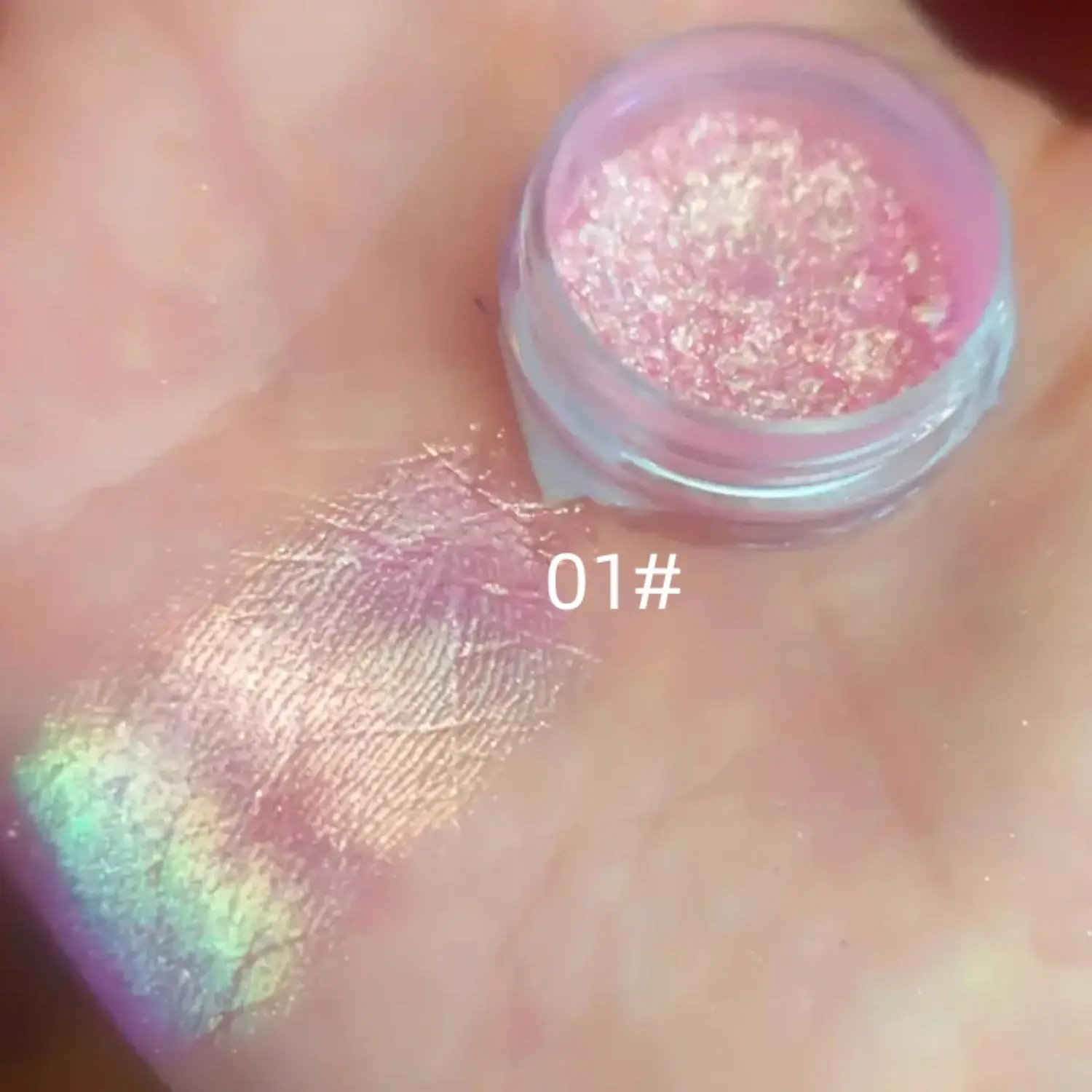Chameleon Color Eyeshadow Powder, Shimmer Pigment Palette Color-changing Eyeshadow, Colorful Eye Makeup Products, Glitter Eyeshadows, All Over Glimmer, Shimmer Glitter, Matte Metallic, Glitter Duochrome Eyeshadow
