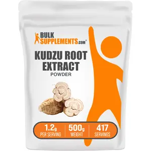 BulkSupplements Kudzu Root Extract Powder - Natural Antioxidants - Edible - Health Supplements - 100g-1kg - 1200mg per Serving