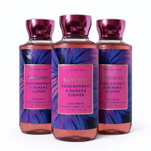 BAHAMAS PASSIONFRUIT BANANA FLOWER Bath & Body Works Body Wash 3-Pack - 10 oz Each